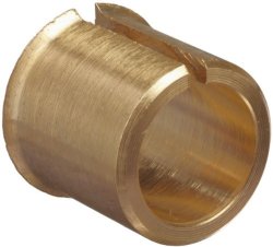 Huco 253.18.Z Size 18 Huco-lok Bore Reducer Brass Inch 0.157" Bore A 0.157" Bore B 0.25" Od 0.26" Length