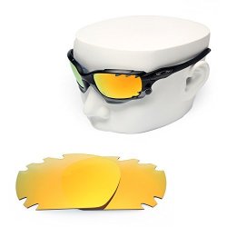 Oowlit Replacement Sunglass Lenses For Oakley Jawbone Vented racing Jacket Vented Fire COMBINE8 Polarized
