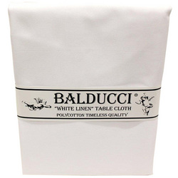 Balducci 12-Seater White Rectangular Basic Tablecloth