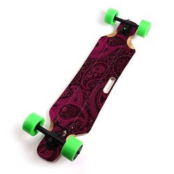 Mightyskins Skin Compatible With Blitzart Huracane 38" Electric Skateboard - Paisley Protective Durable And Unique Vinyl Decal Wrap Cover Easy To Apply