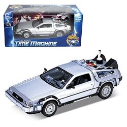 Back To The Future Part 2 1 24 Scale Die-cast Minicar Delorean Time Machine By Welly