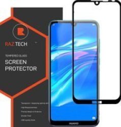 Full Cover Tempered Glass For Huawei Y7 Y7 PRO Y7 Prime 2019 - Black