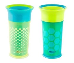 Sassy Insulated Cup 9OZ Green 2PK