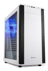 Sharkoon 4044951019335 M25-W Atx Tower PC Gaming Case White With Side Window
