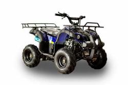 Motor Hq 125CC Atv Fully Automatic Four Wheelers 4 Stroke Engine 7 Tires Quads For Kids Blue