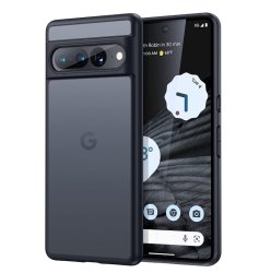 Google Pixel 7 Pro Premium Slim Translucent Bumper Case Matte Black
