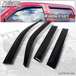 Vent Window Visor Shade Shades Visors Rain Guard For 2008-2013 Nissan X-trail