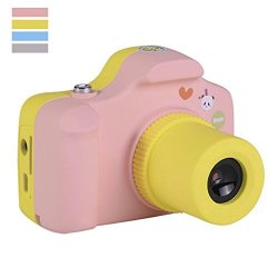 Kids Digital Camera Ideep 1.5 Inch Screen New MINI Cute Kids Digital Camera 21 Mega Pixels Toys Camera For Children Pink