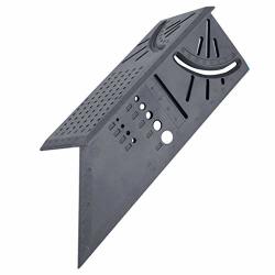 Corner Angle Finder Aluminum Alloy Ceiling Artifact Square Protractor Tool Long Version Multi Angle Measurement Tool Angle Layout Measuring Ruler Angularizer Ruler for Woodworking 