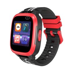 Cactus Kidoplay - Interactive Smart Watch For Kids - Black red Trim
