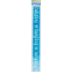 UK Blue Baby Boy Holographic Banner 2.7M
