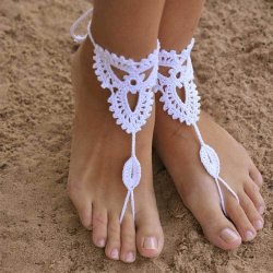 Handmade Cotton Chain Anklet Dancing Bracelet Women Jewelry