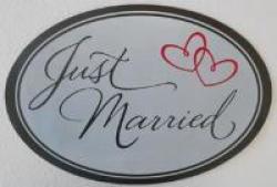 Wedding Magnet - Just Married