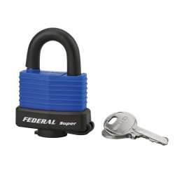 Padlock All Weather S steel Shackle Federal 40MM