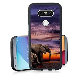 LG G6 Case Ftfcase Tpu Back Cover Case For LG G6 - Two Elephants