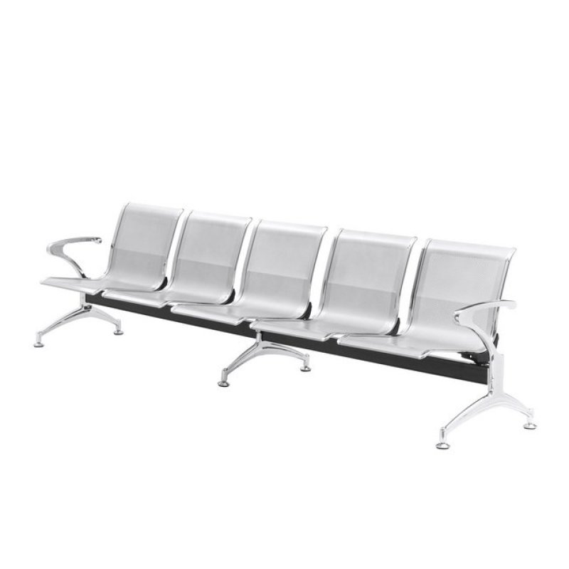 Airport Bench Public Seating Polyurethane Indoor Use Flat Packed Five Seater 297 X 67 X 87CM
