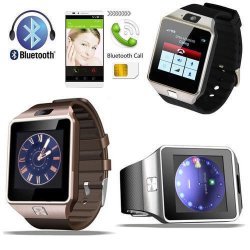 DZ09 Sim Card bluetooth Digital Smart Watch Black All Networks