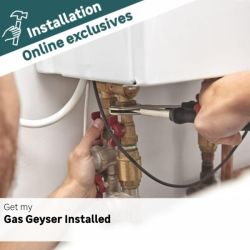 Complete Gas Geyser Installation
