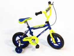 BMX 12" Bicycle With Training Wheels - Yellow & Blue