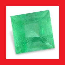 Emerald - Nice Green Square Facet - 0.06cts