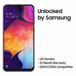 Samsung Galaxy A50 Us Version Factory Unlocked Cell Phone With 64GB Memory 6.4 Screen Black SM-A505UZKNXAA