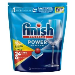 Finish All In One D wash Tabs Lemon 24EA
