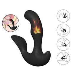 Personal Cordless Wand Massager Prostate Massager Anal Plug Butt Plug Anal Vibrator Sex Toy 10 Powerful Speed Vibration Heating Rechargeable Waterproo
