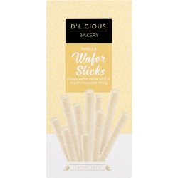 D'licious 100g Wafer Sticks Vanilla