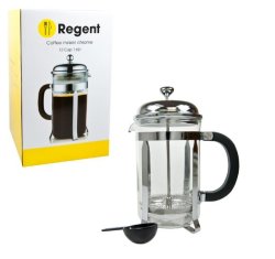 - Coffee Plunger Chrome Plated - 8 Cup - 1 Litre
