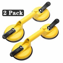 Fcho Glass Suction Cups Heavy Duty Aluminum Vacuum Plate Handle Glass Holder Hooks To Lift Large Glass floor Gap Fixer tile Suction Cup Lifter moving Glass pad For
