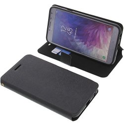 Foto-kontor Cover For Samsung Galaxy J4 2018 Book-style Black Case