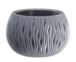 Sandy Bowl Pot Grey 240 X 161MM
