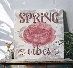 Spring Vibes Living Room Wall Art