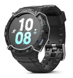 Ringke Samsung Galaxy Watch 4 5 Premium Fusion-x Rugged Armor Case With Wire Guard 44MM Black