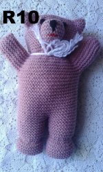 Hand Knitted Teddy Bear +- 30cm