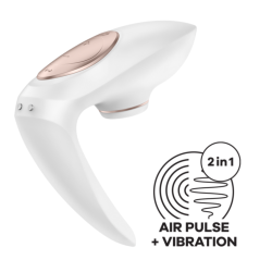 Satisfyer Pro 4 Couples Air Pulse Clitoral Stimulator & G-spot Vibrator