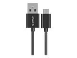 Orico Micro USB 1M Charging Data 5PACK Cable Black ADC-S3-BK