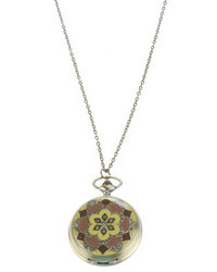 Rings & Things Mosaic Pocket Watch Necklace