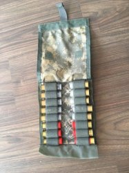 Tactical Molle 12g Shotgun Shell Holder Pouch 16 Rounds - Us Army Digtial Camo Acu