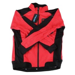 Arsuxeo 14-d Warm Biking Racing Jacket Coat Water Resistant Long Sleeve Outdoor Clothes Red
