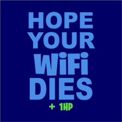 Hope Your Wifi Dies Navy