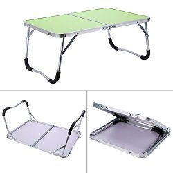 Foldable Bed Desk Multifunctional Picnic Table Dormitory Bed Notebook Desk Laptop Bed Tray 24.4 X 16.1 X 11.8IN
