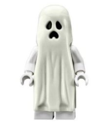 Monster Lego Fighters Halloween Minifigure - Ghost Glow In The Dark