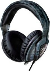 Asus Echelon Navy Edition Over-Ear Gaming Headset in Military Camo Blue