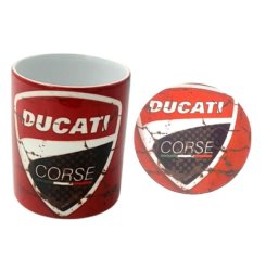 Ducati Themed Mug & Coaster Set