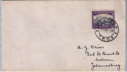 South Africa 1947 Western Tpo 5 Canceller On Local Cover Fine