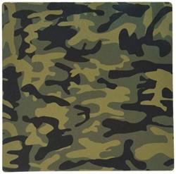3DROSE Llc 8 X 8 X 0.25 Inches Mouse Pad Dark Green Camo Print Hunting Hunter Or Army Soldier Uniform Style Camouflage Woodland Pattern MP_157596_1