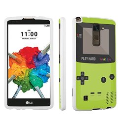 LG Stylo 2 Plus Case LG Stylus 2 Plus Case Durocase Hard Case White For LG Stylo 2 Plus LG Stylus 2 Plus Released In 2016 - Gameboy Green