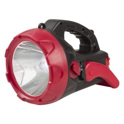 Rechargeable LED Torch 10W Red black