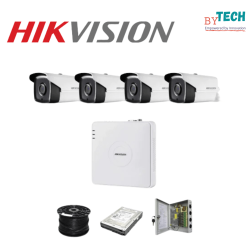Hikvision 4 Channel 80M Night Vision HD Cctv System